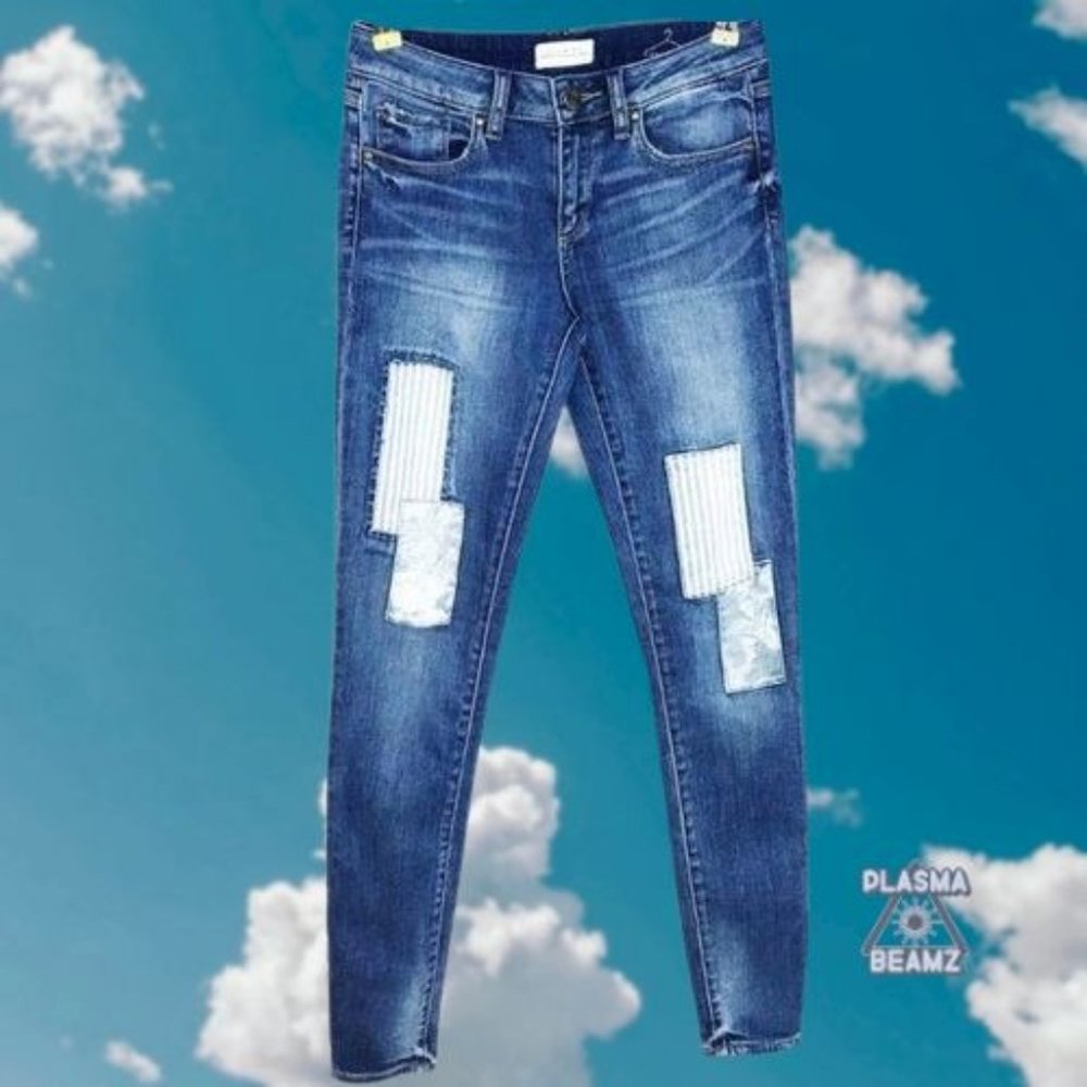 Greywire Patchwork Skinny Jeans